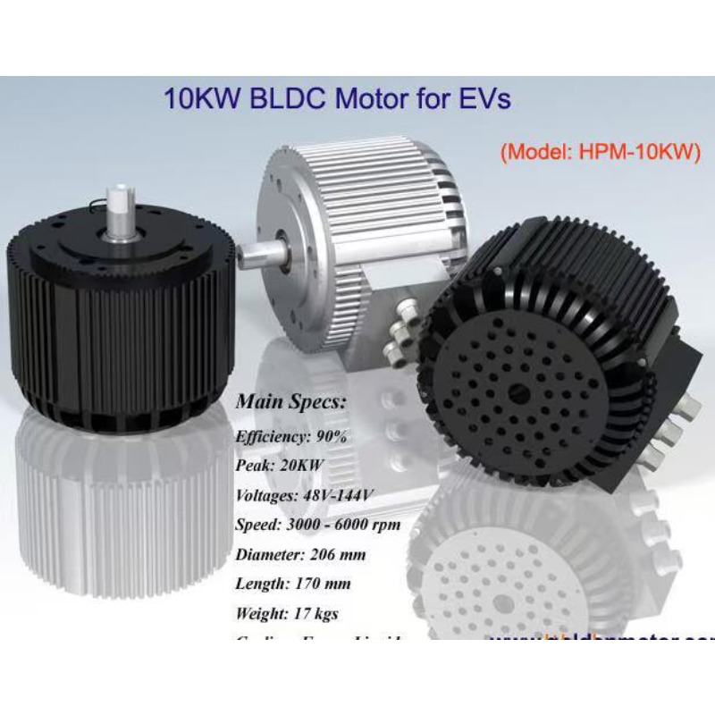 Water Cooled Bldc Motor 10Kw - محرك تيار مستمر بدون فرش (BLDC)