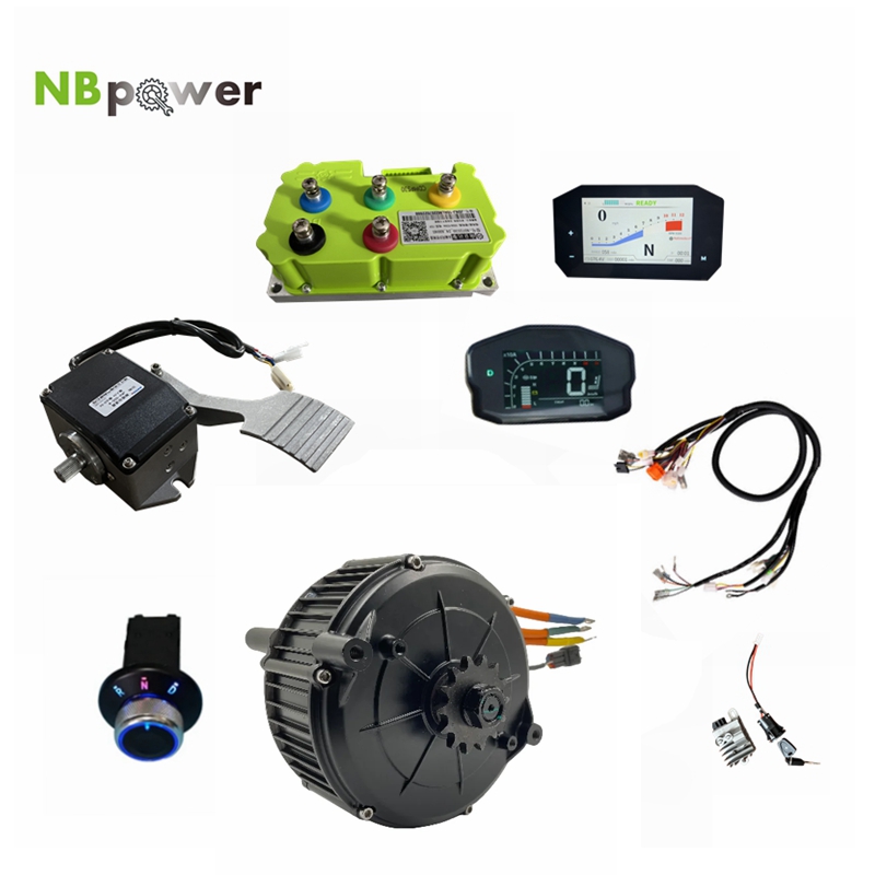 Mid Drive Motor Kit 72V 5000W - مجموعة محرك QSMOTOR 165 35H 5000W