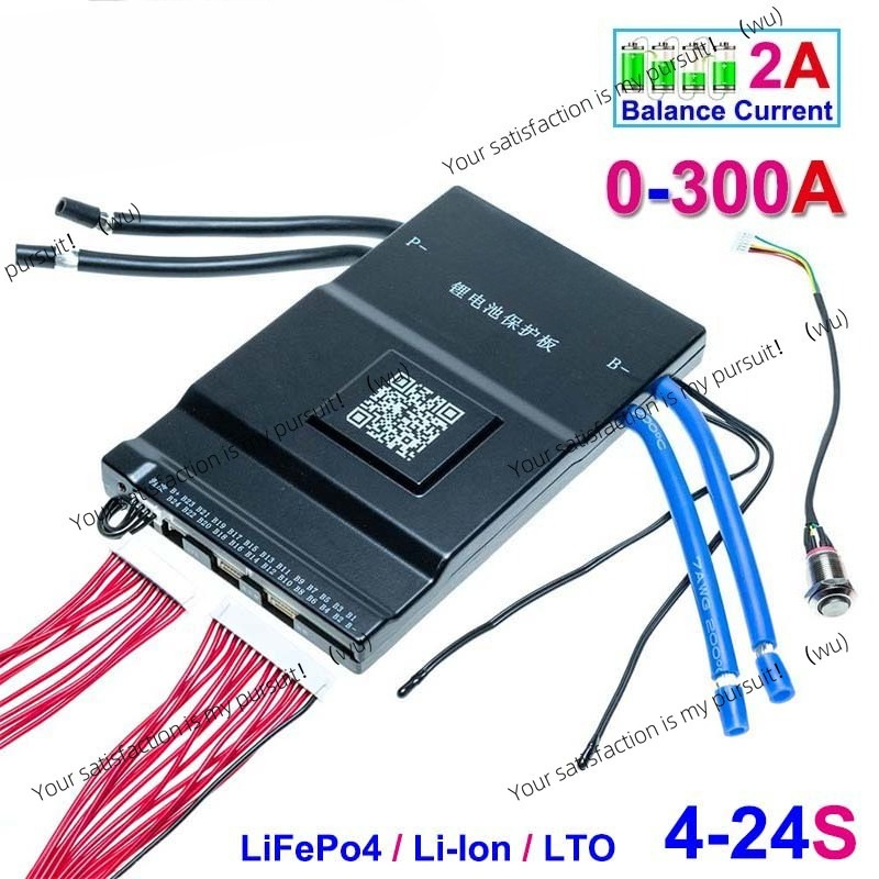 Smart Bms 24S 200A Bluetooth Lifepo4 - الذكية بلوتوث التوازن النشط ليثيوم أيون