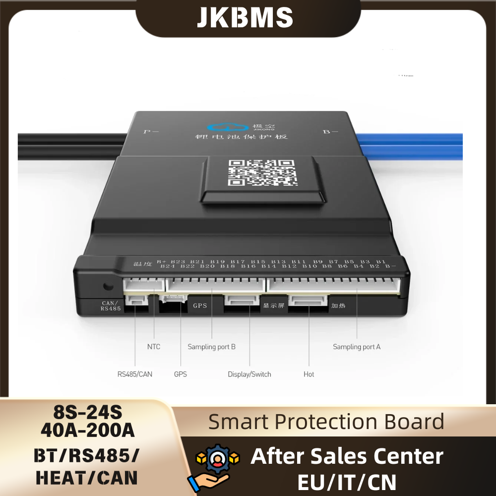 Smart Bms 24S 200A Bluetooth Lifepo4 - نظام إدارة البطارية الذكي JK-BMS بتقنية