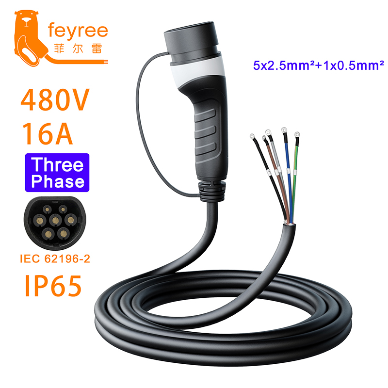 Ev Charger Type 2 22Kw 32A 3 Phase - شاحن سيارات كهربائية Feyree ثلاثي الطور