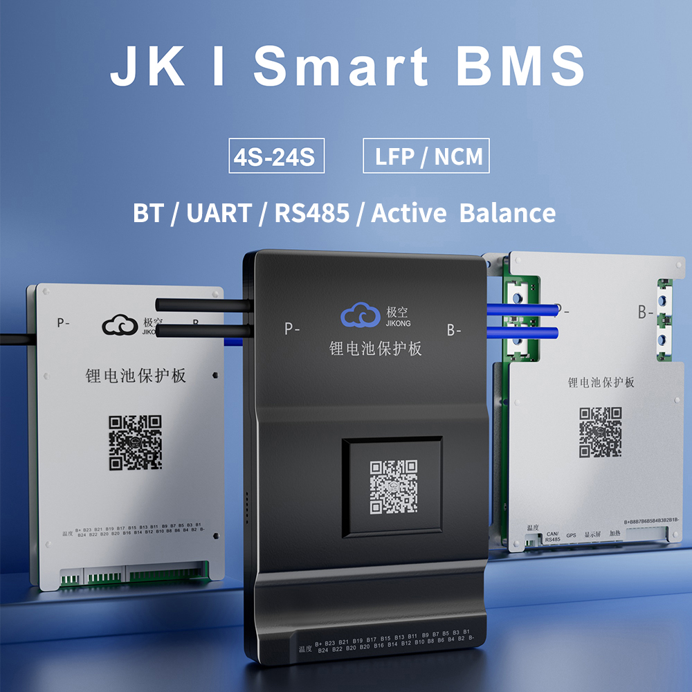 Smart Bms 24S 200A Bluetooth Lifepo4 - نظام إدارة البطارية الذكي JK 4S-24S