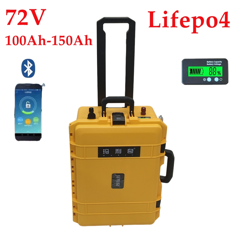 Lifepo4 72V 100Ah Battery Pack Ev - بطارية ليثيوم LiFepo4 مقاومة للماء 72