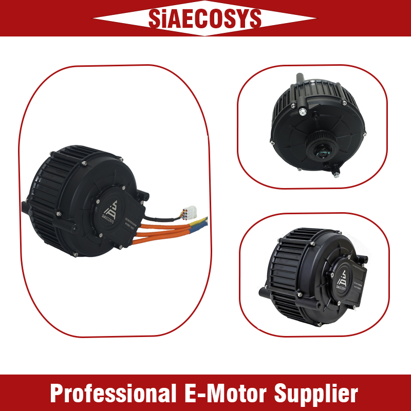 طقم محرك متوسط السرعة 5000 وات - مراجعة Mid Drive Motor Kit 72V 5000W وسعره
