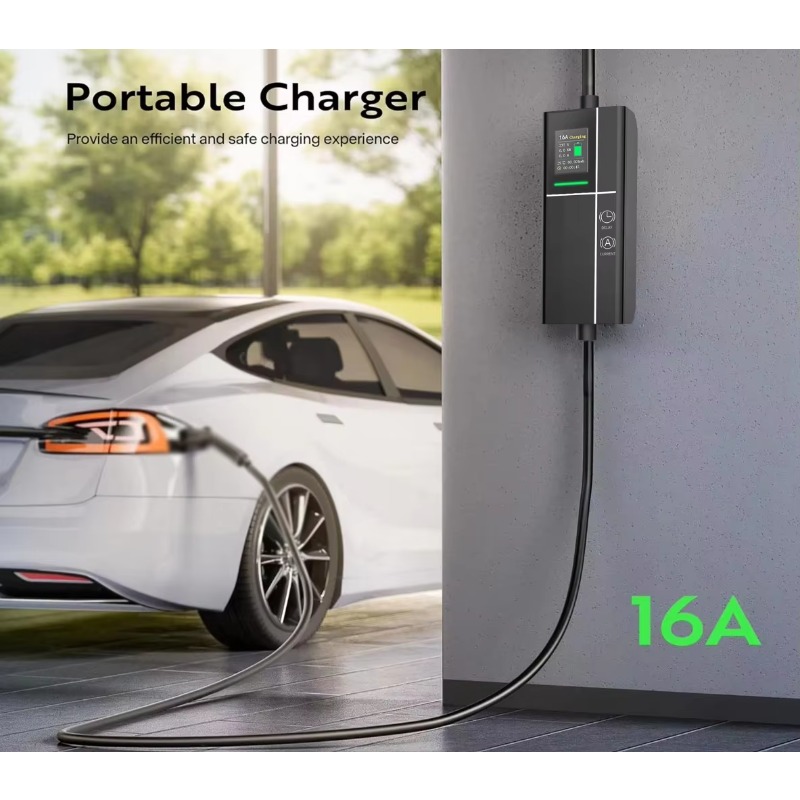 2026 شاحن سيارات كهربائية محمو - مراجعة Type 2 Portable Ev Charger 11Kw Cee وسعره