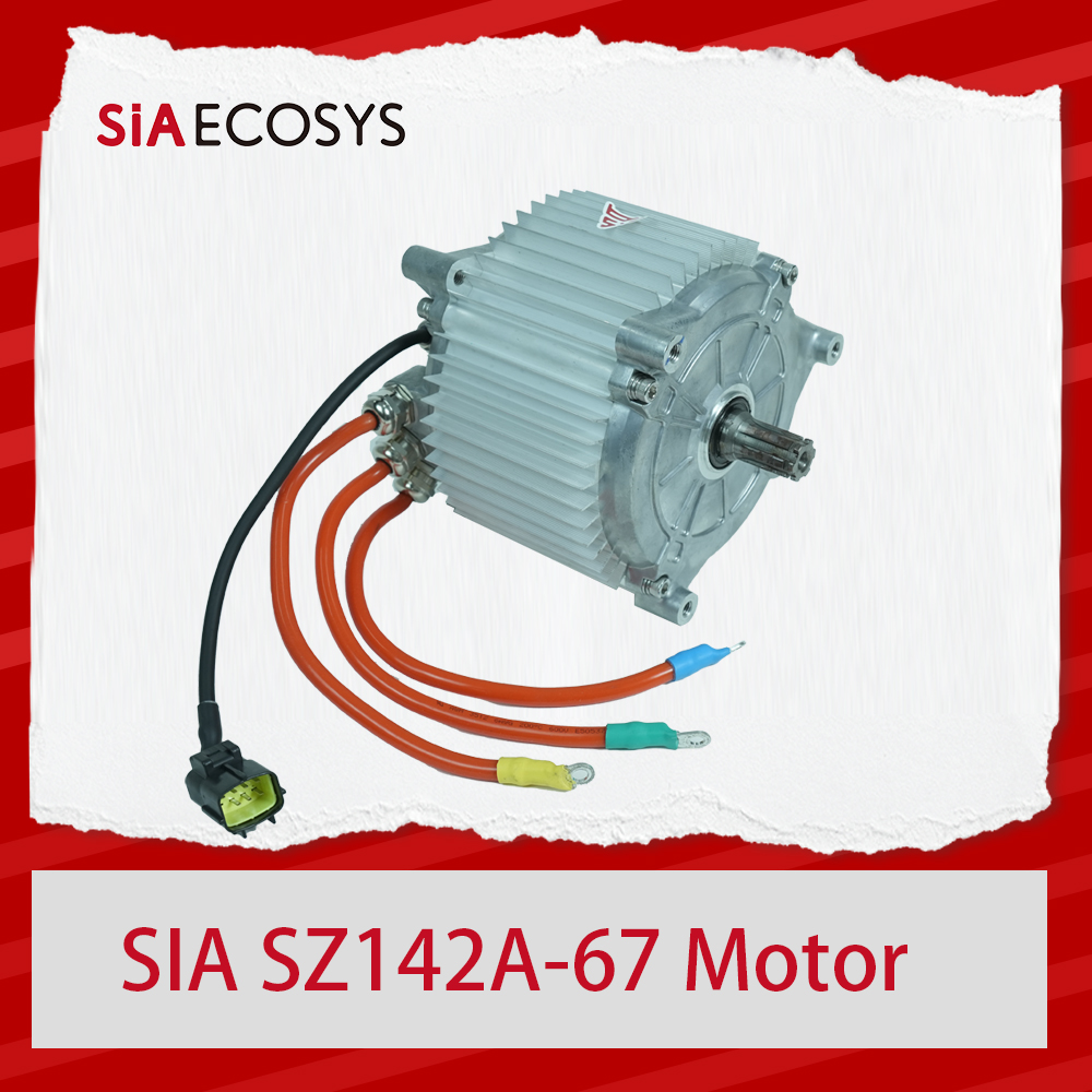 محرك SiAECOSYS SIA SZD142A-67  - مراجعة Mid Drive Motor Kit 72V 5000W وسعره