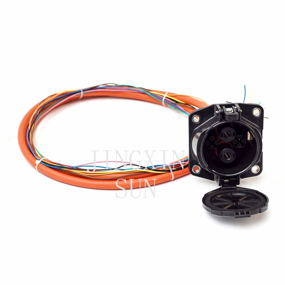CHAdeMO المقبس مدخل 125A سريع  - مراجعة Chademo Inlet Socket 125A Ev وسعره