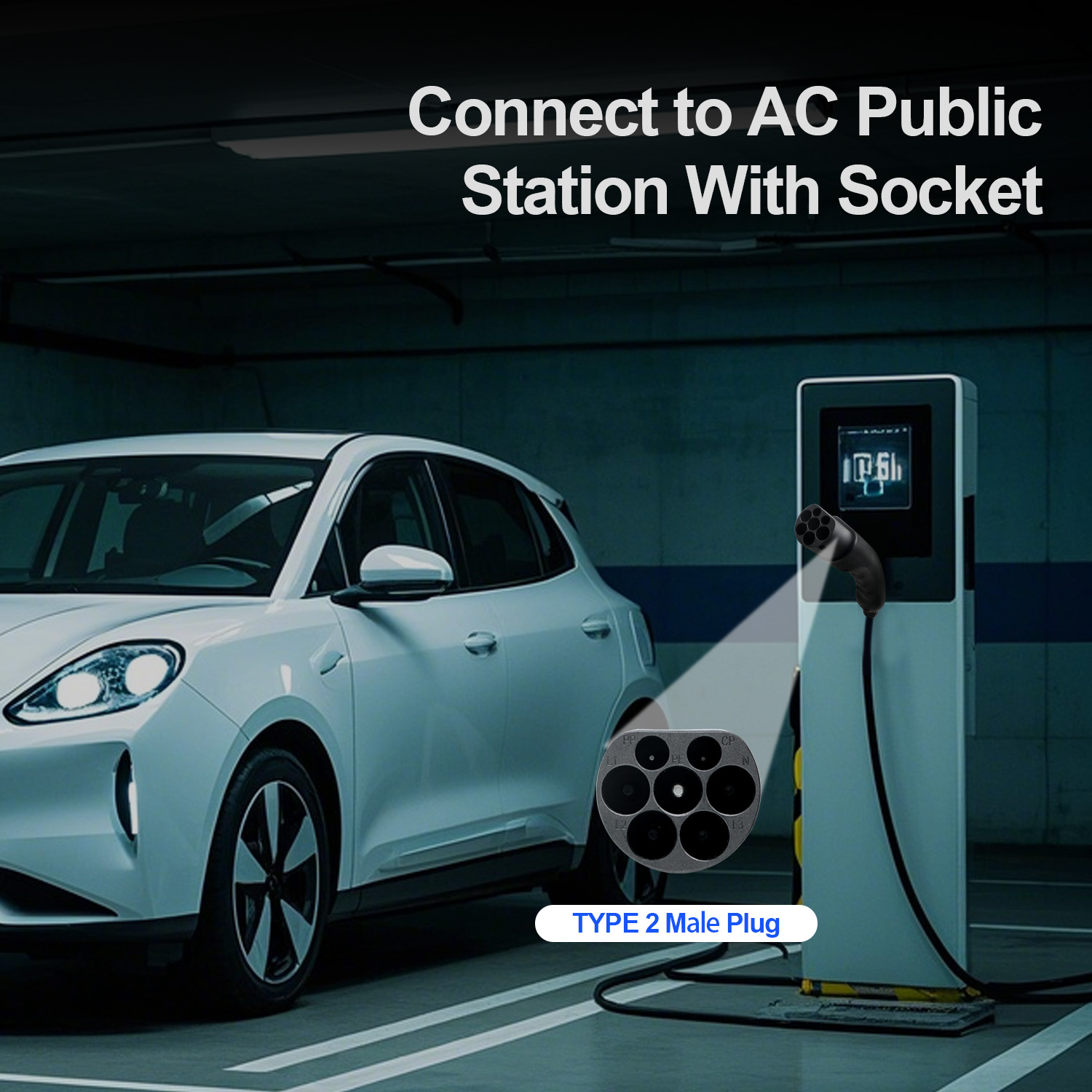 رأس شحن كولانكي للسيارات الكهر - مراجعة Ev Charger Type 2 22Kw 32A 3 Phase وسعره