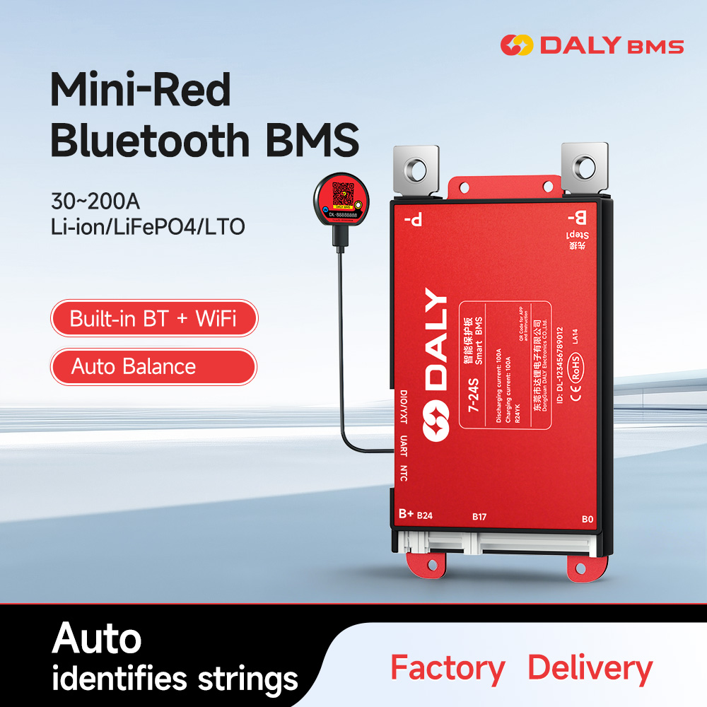 دالي الذكية WIFI BMS 4S 7S 8S  - مراجعة Smart Bms 24S 200A Bluetooth Lifepo4 وسعره