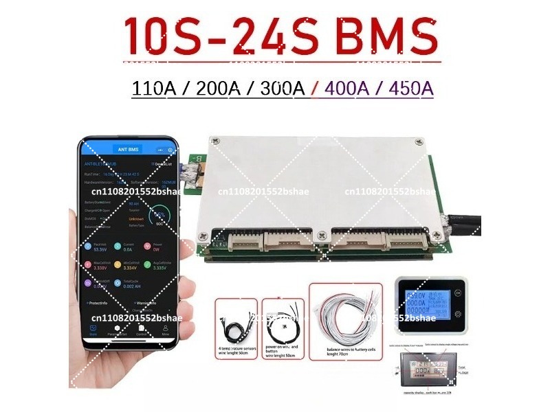 لوحة حماية بطارية ذكية بتقنية  - مراجعة Smart Bms 24S 200A Bluetooth Lifepo4 وسعره