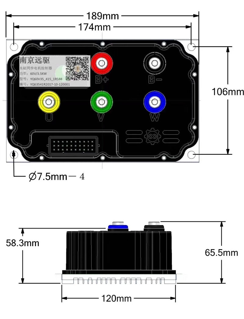 YuanQu FarDriver ND72850 ND848 - مراجعة Fardriver Nd72850 Controller وسعره