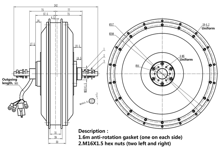 طقم دراجة كهربائية QS 273 V3 7 - مراجعة Qs Motor 273 8000W Hub Motor وسعره