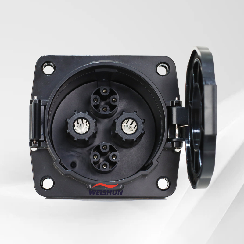مقبس شحن سيارات كهربائية CHAde - مراجعة Chademo Inlet Socket 125A Ev وسعره