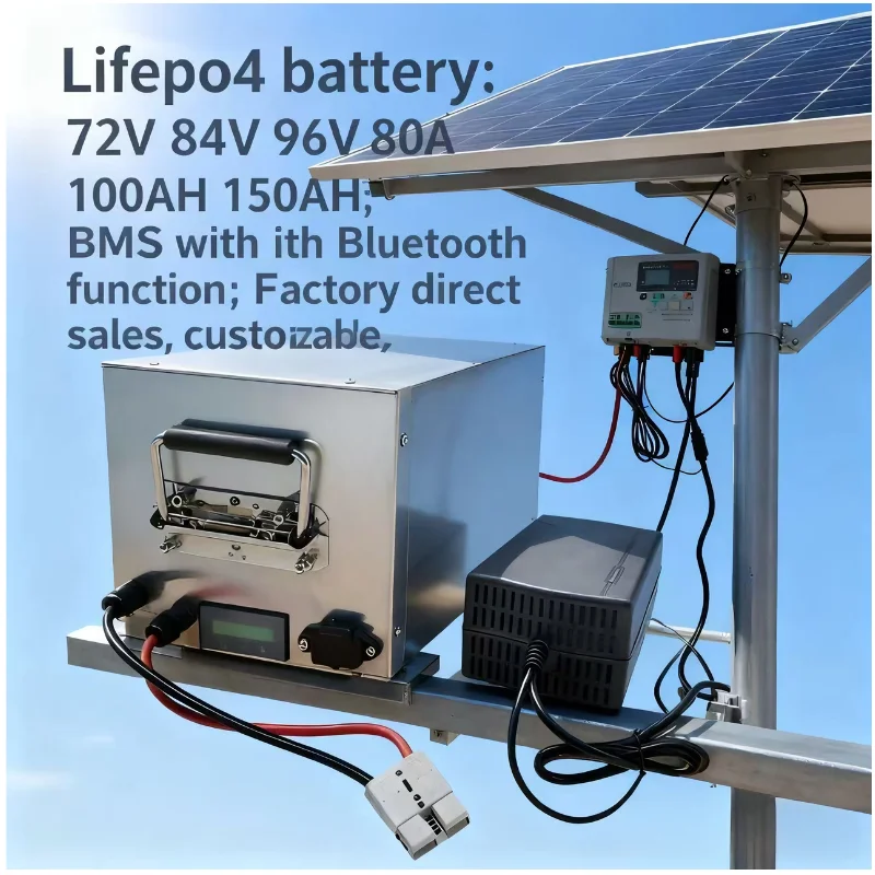 حزمة بطارية LIFEPO4 مع BMS 72V - مراجعة Lifepo4 72V 100Ah Battery Pack Ev وسعره