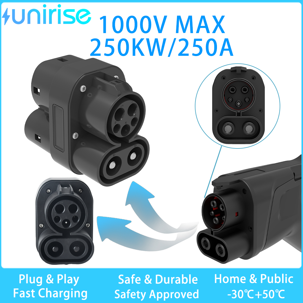 EV مهايئ شاحن CCS1 إلى CCS2 25 - مراجعة Ccs2 Fast Charging Socket 250A وسعره