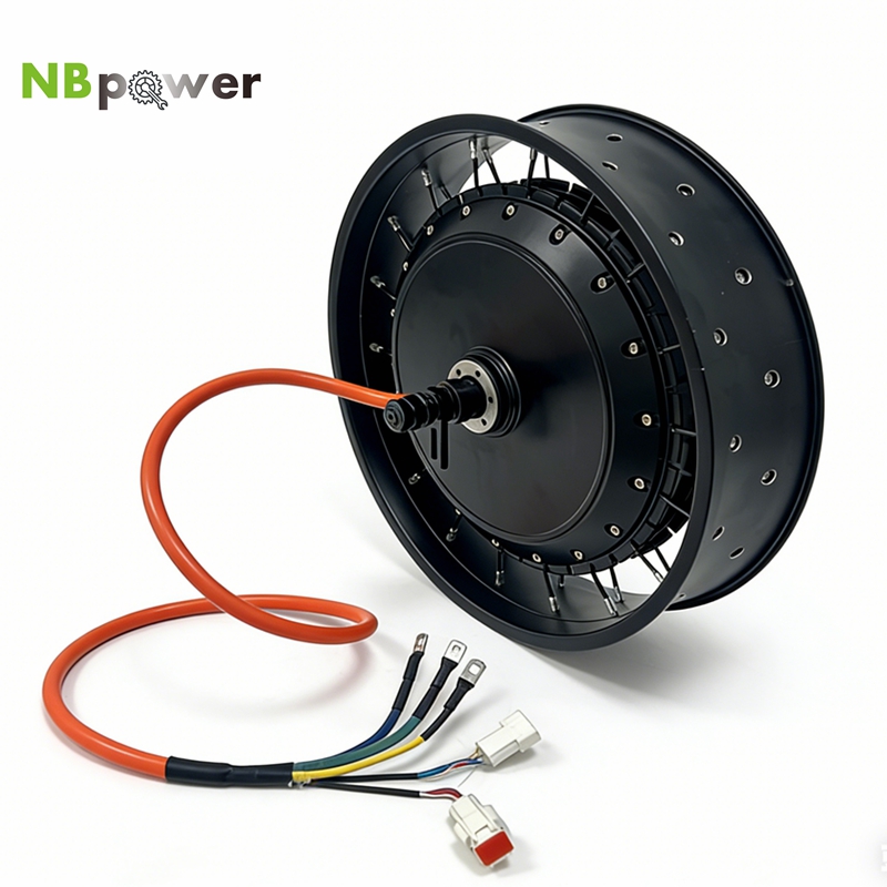 NBpower/QS 273 40H 48-96v تصني - مراجعة Qs Motor 273 8000W Hub Motor وسعره