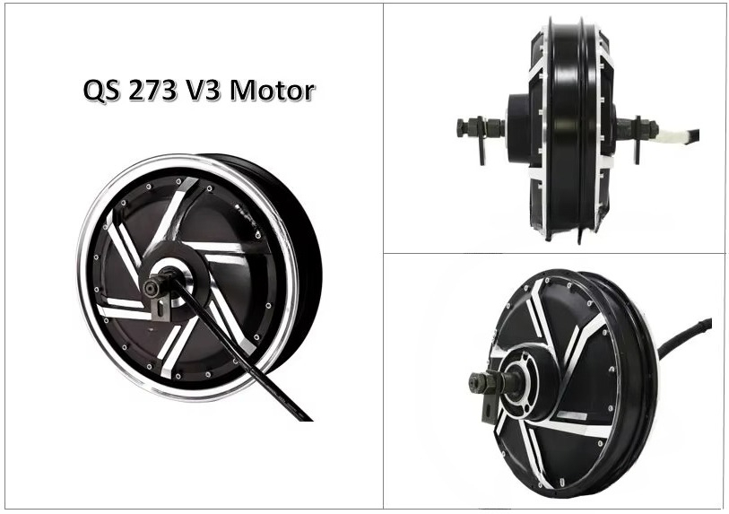 طقم محرك دراجة نارية كهربائية  - مراجعة Qs Motor 273 8000W Hub Motor وسعره