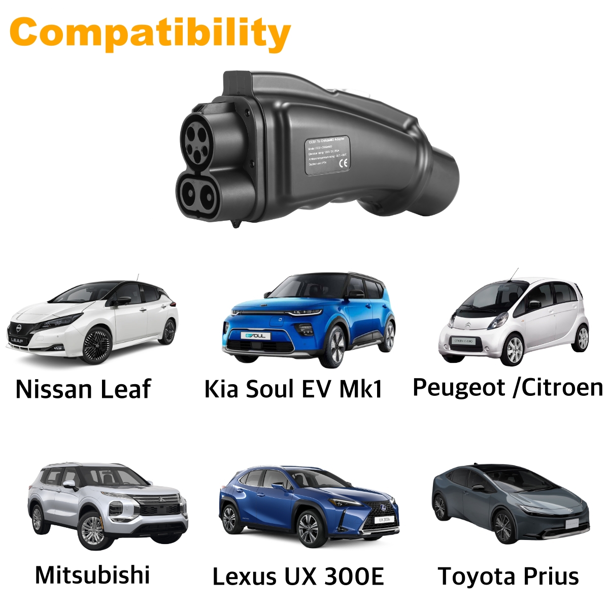 محول شحن السيارات الكهربائية م - مراجعة Chademo To Ccs Combo 1 Adapter وسعره