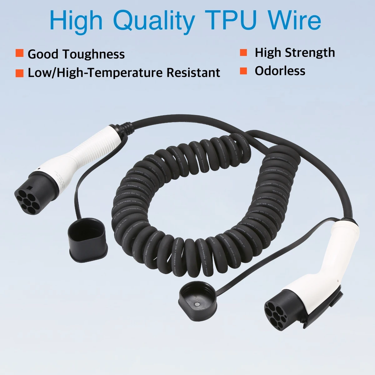 EVcharger4U 5M/7M كابل شحن EV  - مراجعة Ev Charger Type 2 22Kw 32A 3 Phase وسعره