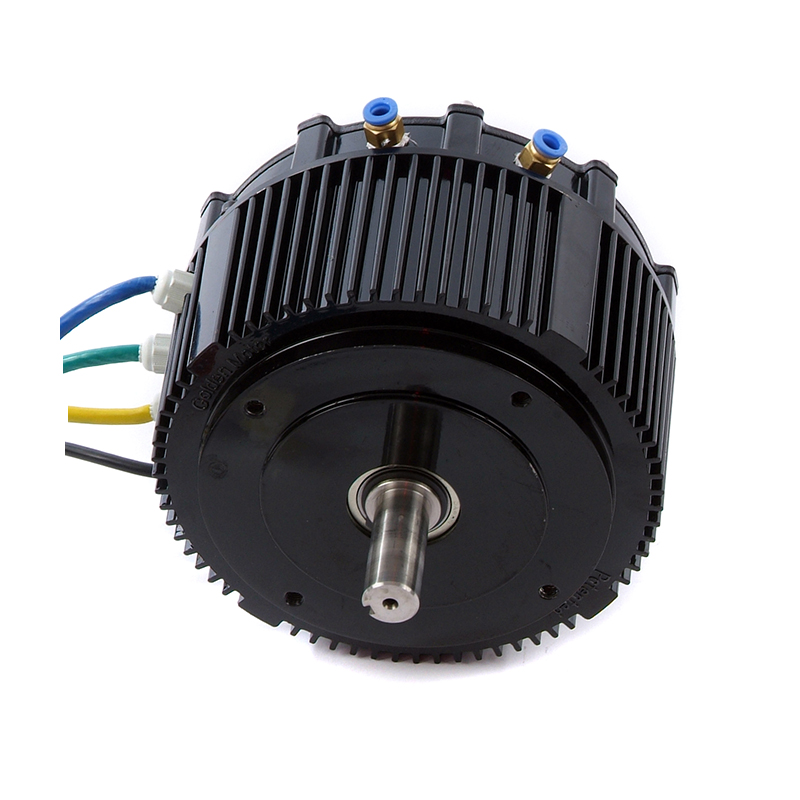 محرك كهربائي ذهبي اللون من جول - مراجعة Mid Drive Motor Kit 72V 5000W وسعره