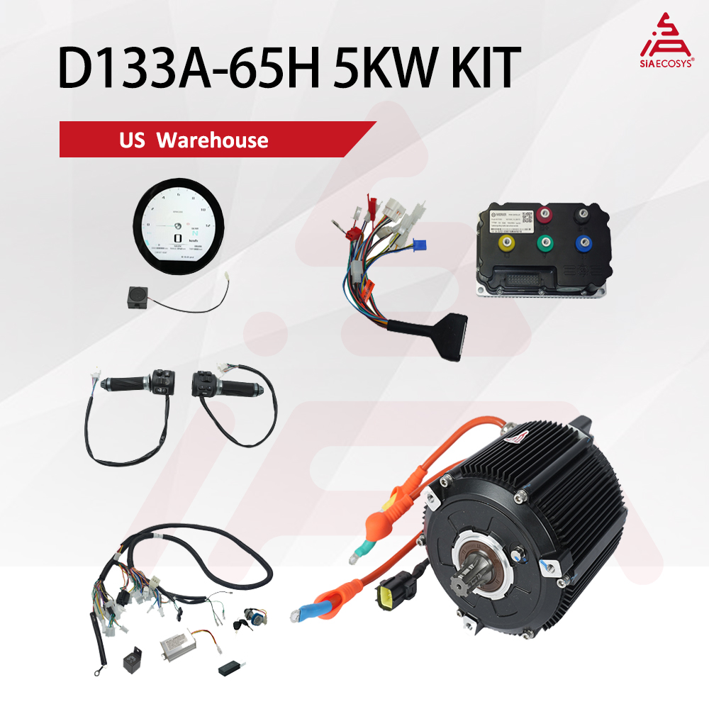 مجموعة محرك كهربائي للدراجات ا - مراجعة Mid Drive Motor Kit 72V 5000W وسعره